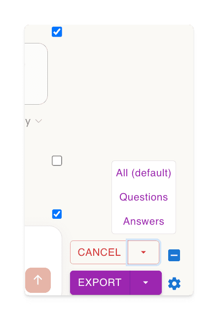 AI Grok Exporter feature: export part of the conversation